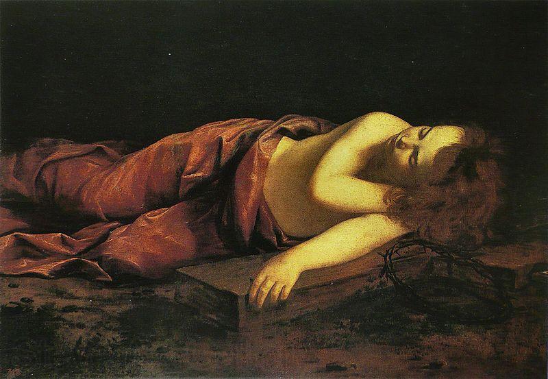 Orazio Gentileschi Jesus endormi sur la croix Norge oil painting art